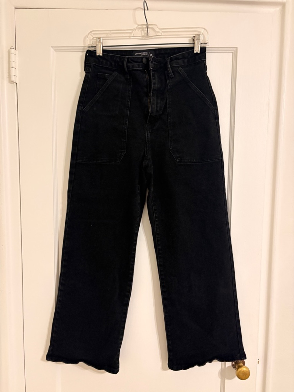 Just Black Black Denim High-Rise Jeans